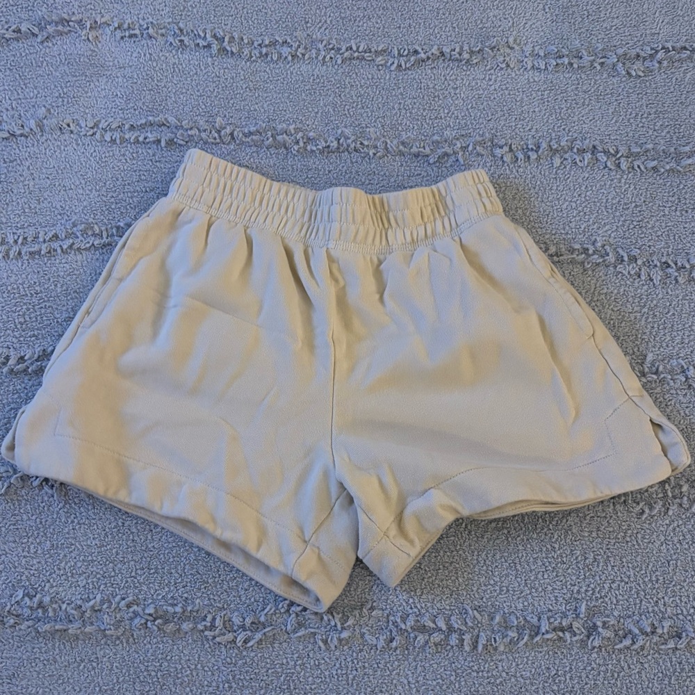 Aerie Sun's Out High Waisted Short Women's Light Tan lounge Shorts - Picture 4 of 10